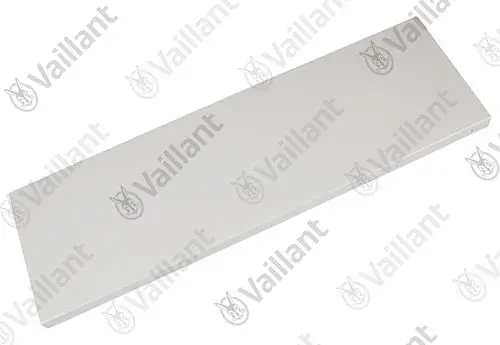 Vaillant Seitenblech in Weiß, rechteckige Form, glatte Oberfläche, ohne weitere erkennbare Markierungen oder Maße.